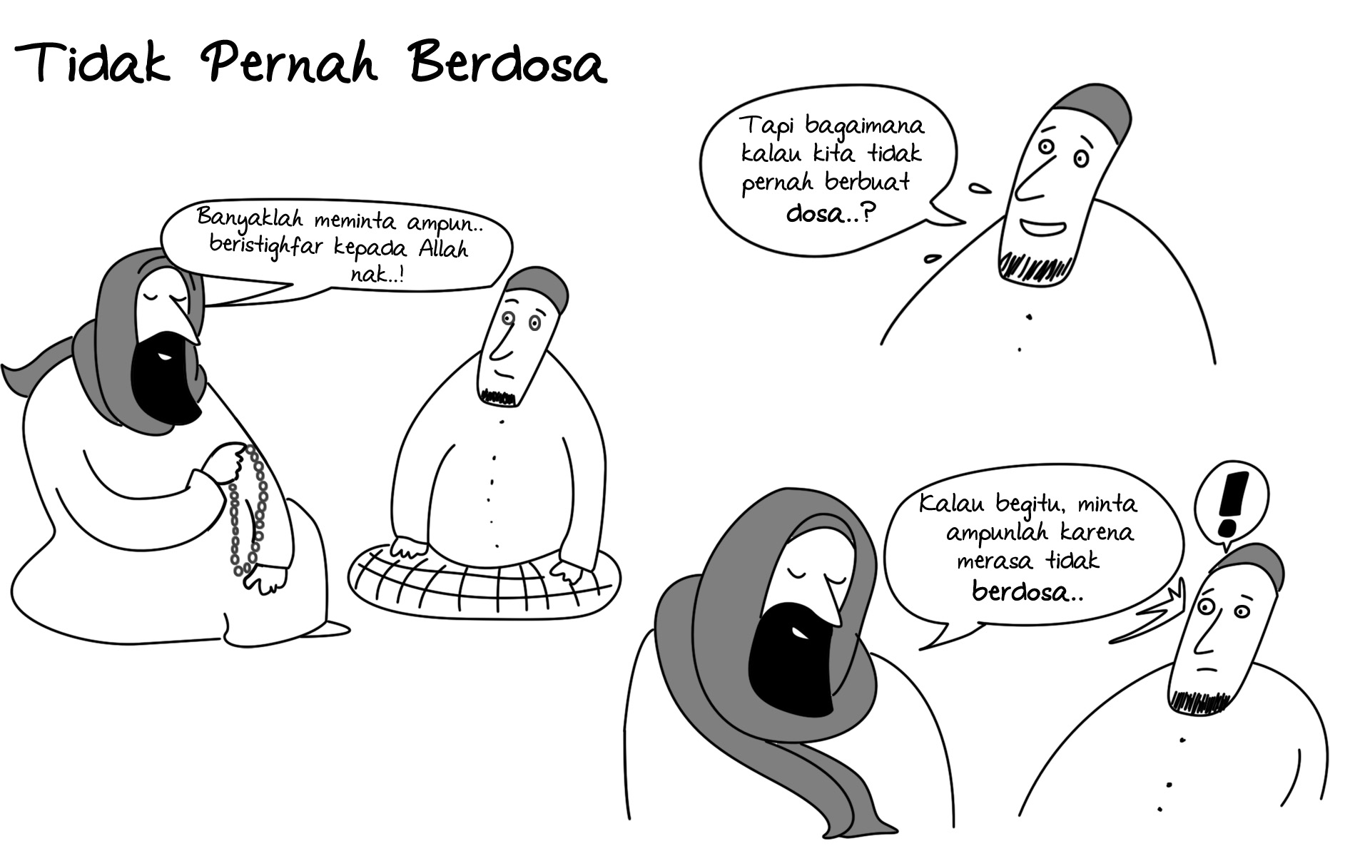 Komik Nasehat Islam Melihat Hati